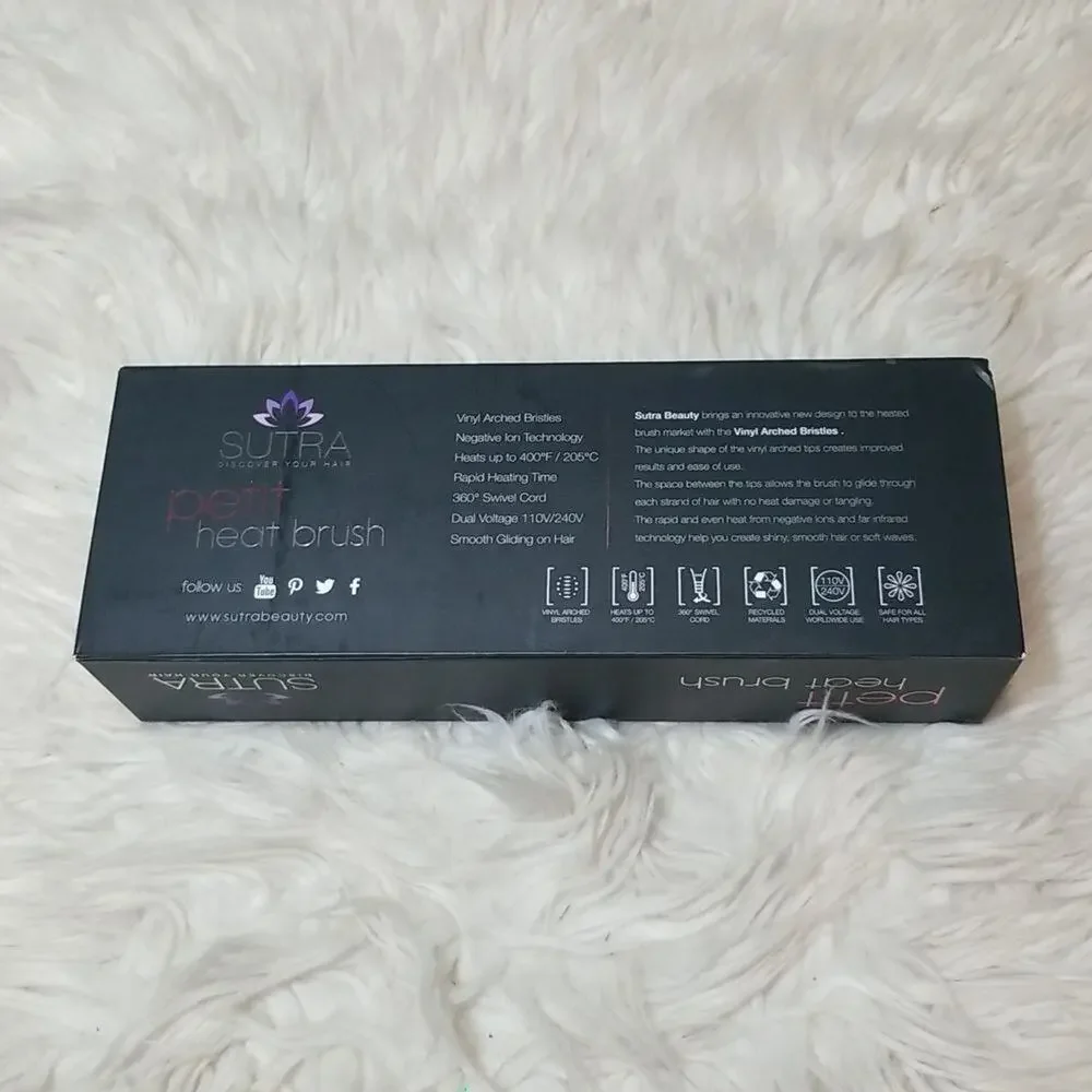 NEW! Sutra Petit Electric Heat Brush- Pink