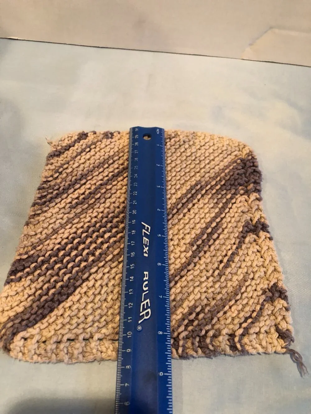 Handmade tan diagonal
