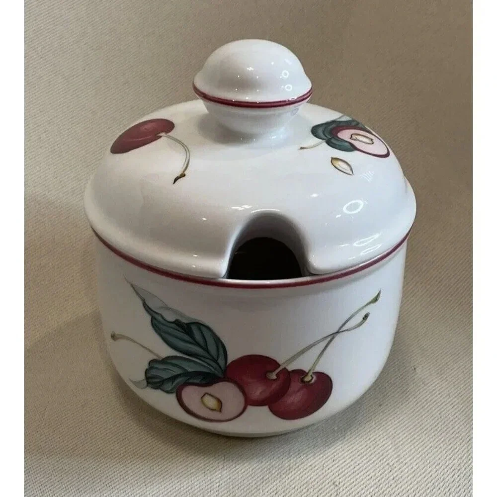 Villeroy & Boch Malaga Cherry Jam Slotted‎ With Lid Botanica Luxembourg