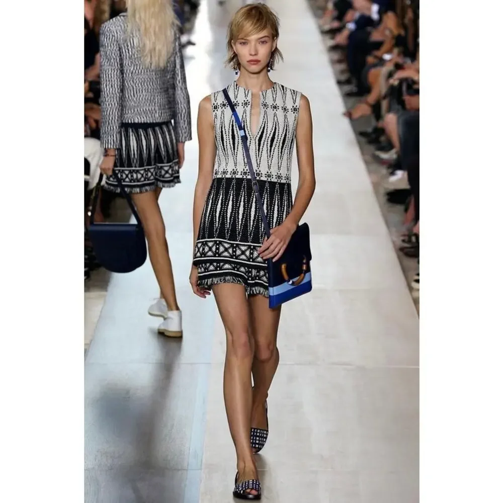 Tory Burch Savora‎ Woven Mini Dress | Spring 2015 Runway | Size 0
