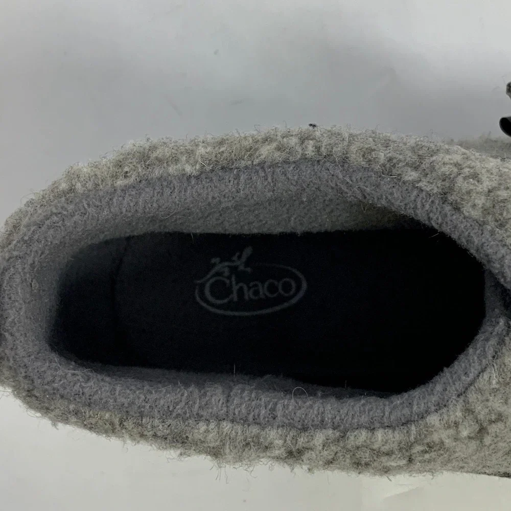 Chaco Revel Chelsea Cozy‎ Gray Fleece Adjustable Strap Ankle Boots Shoes