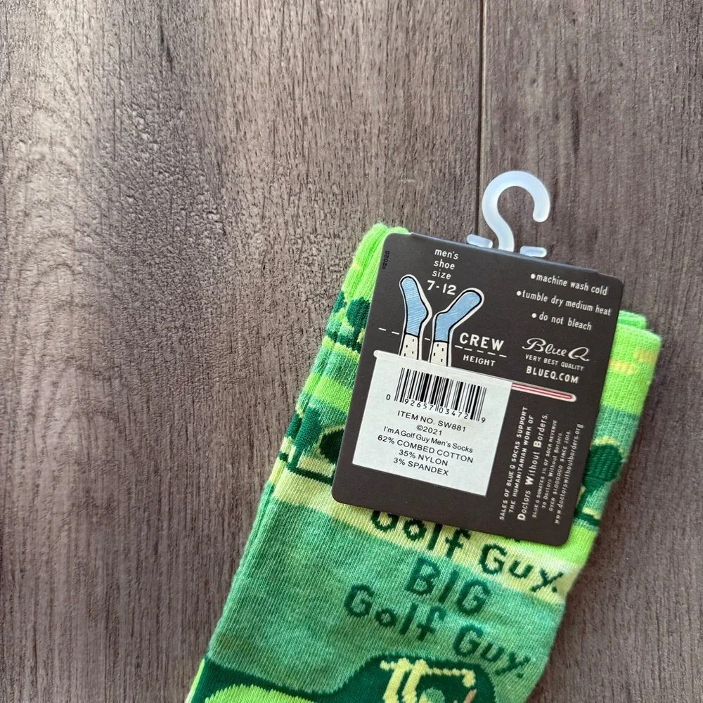 Blue Q socks blue style