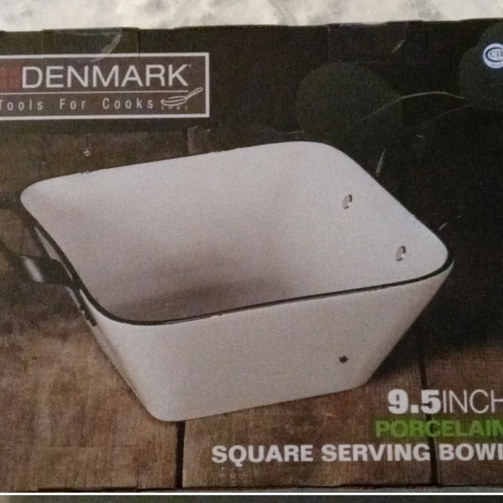 Denmark Porcelain Galvanized Serving Bowl