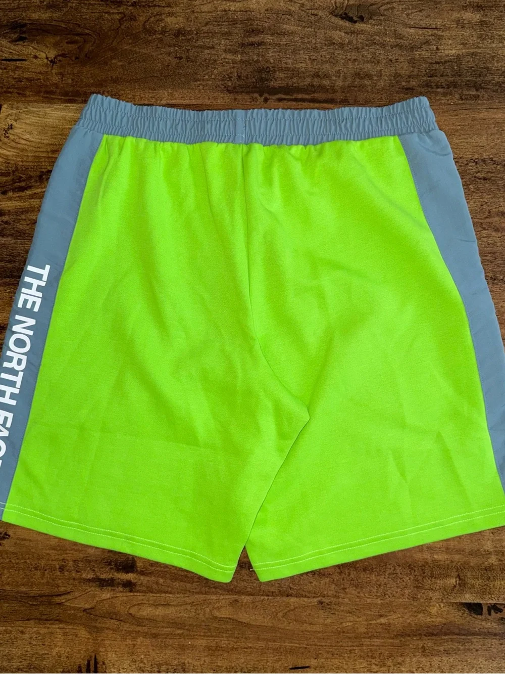 The North Face Neon Lime & Gray Drawstring Shorts