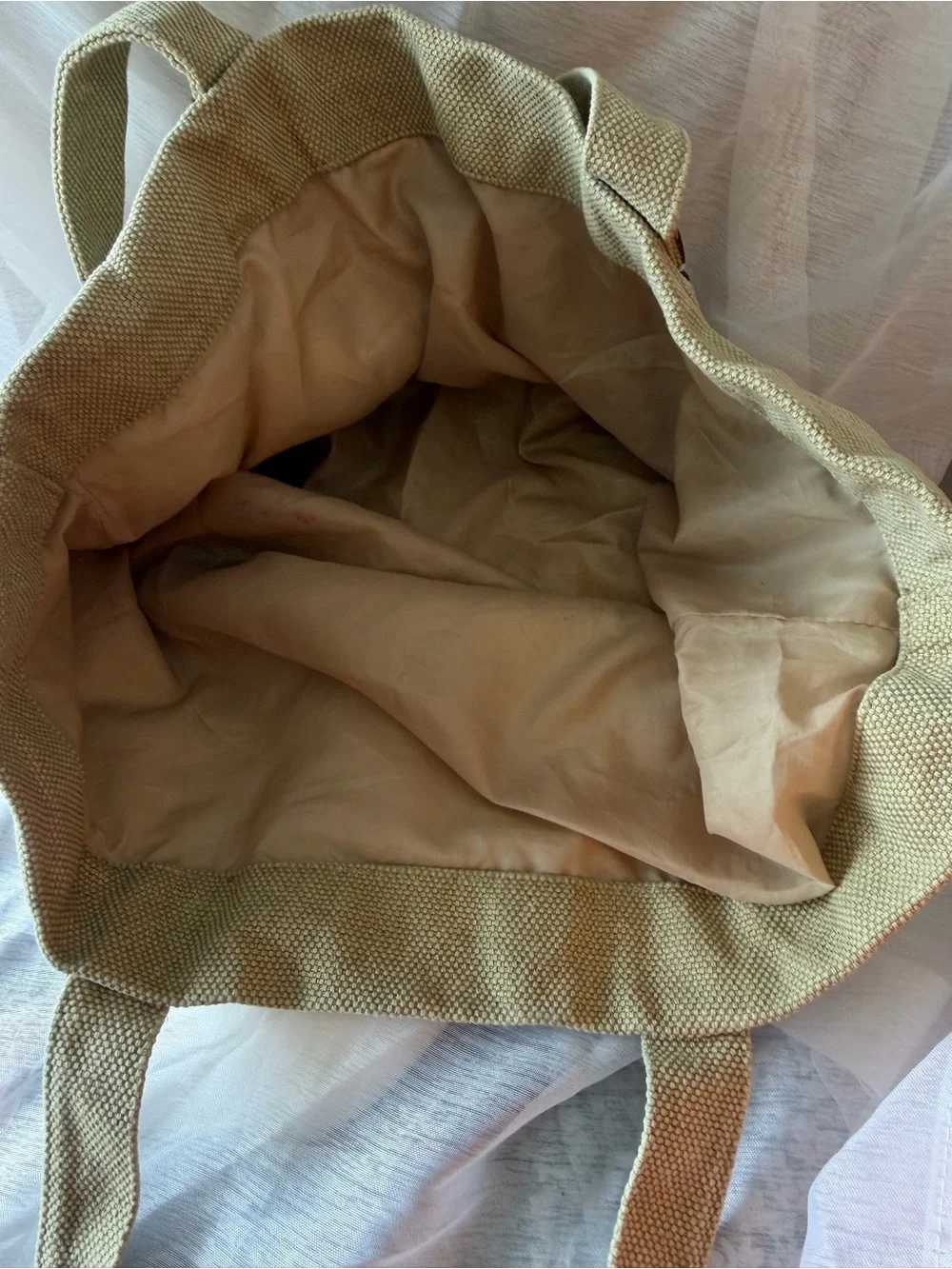 Michael Kors Olive Canvas Tote with Gold-Tone Hardware