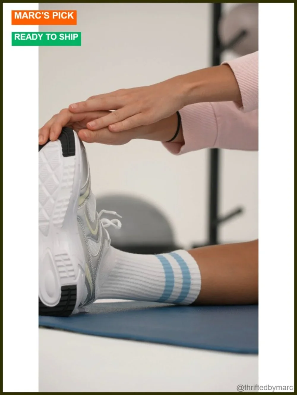 Athletic Cushion Crew Socks with Arch Compression 4 Pack