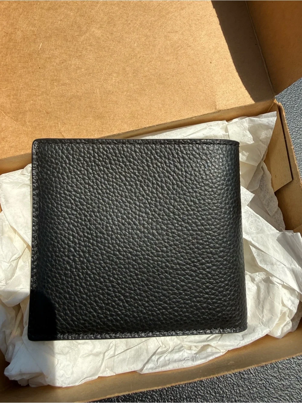 Coach pebbled leather