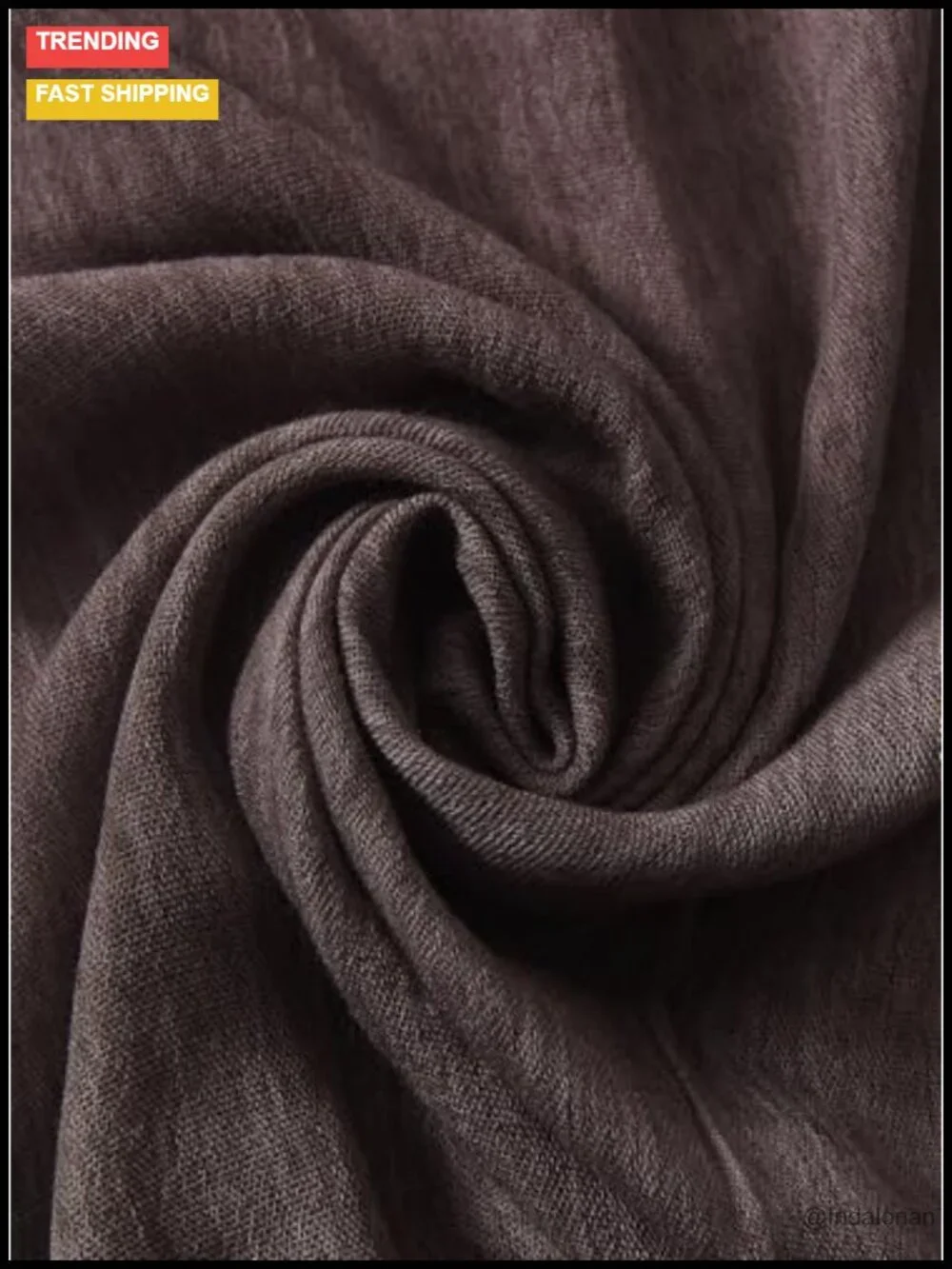 Lightweight Rayon Scarf with Cotton Linen Texture - Breathable Wrap Shawl