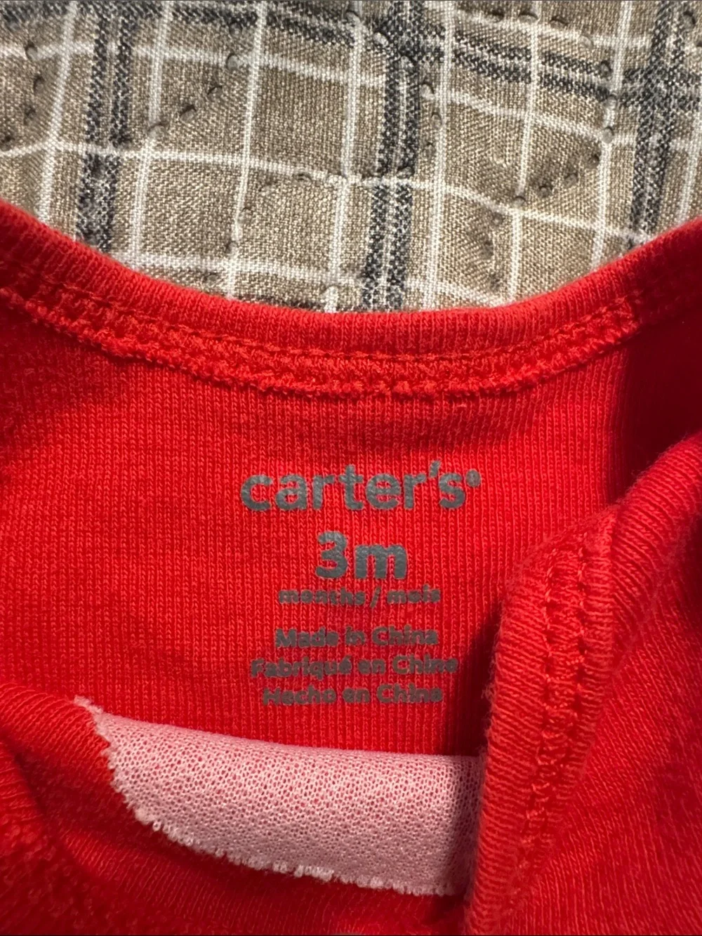 Carters bright red