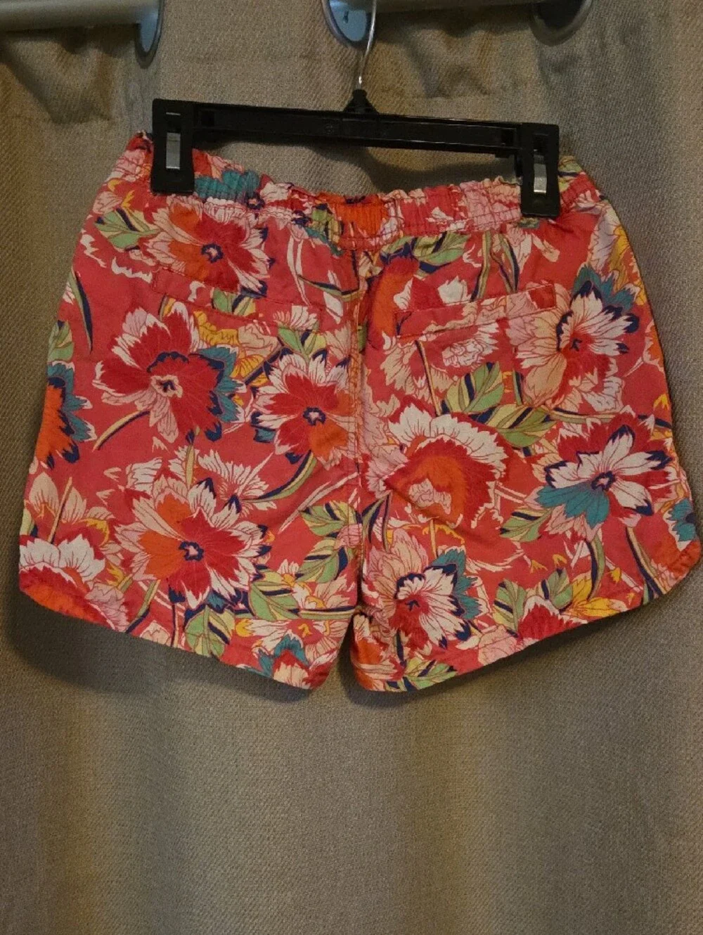 Girls GAP Coral Floral Drawstring Shorts