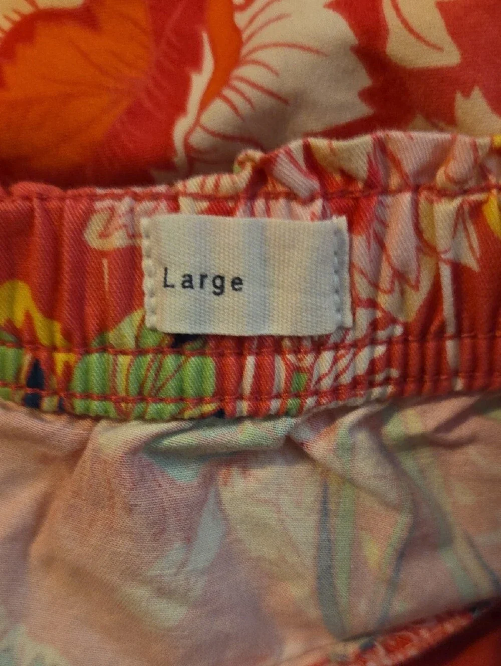 Girls GAP Coral Floral Drawstring Shorts