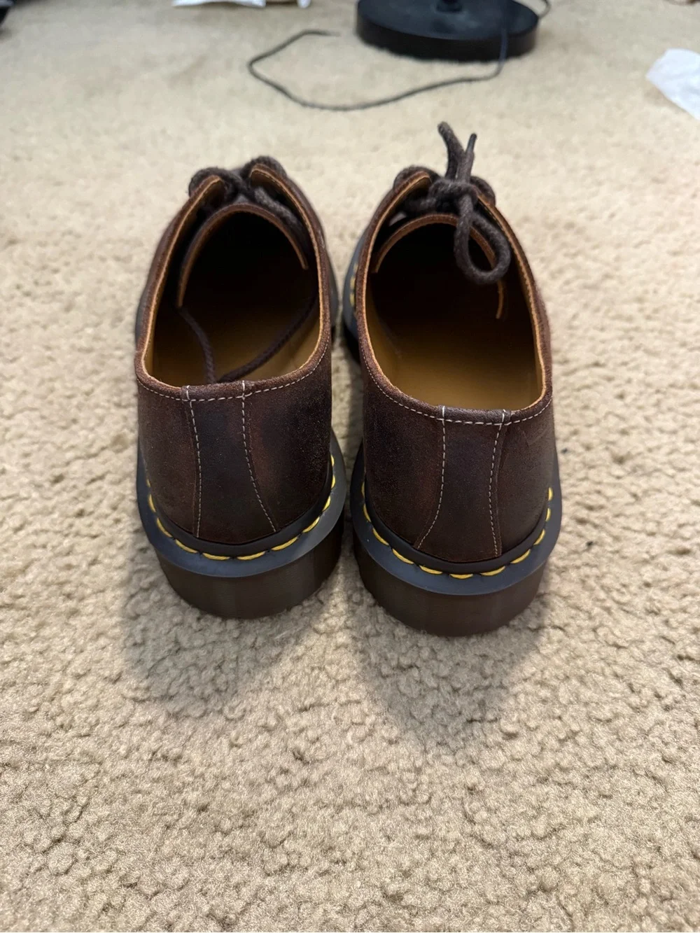 Dr. Martens 1461 Made in England Wax Commander Leather Oxfords