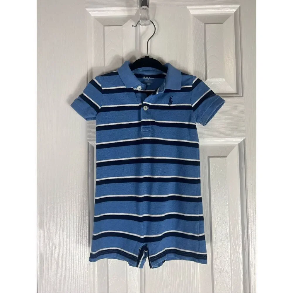 Ralph Lauren Boys Romper Size 6m