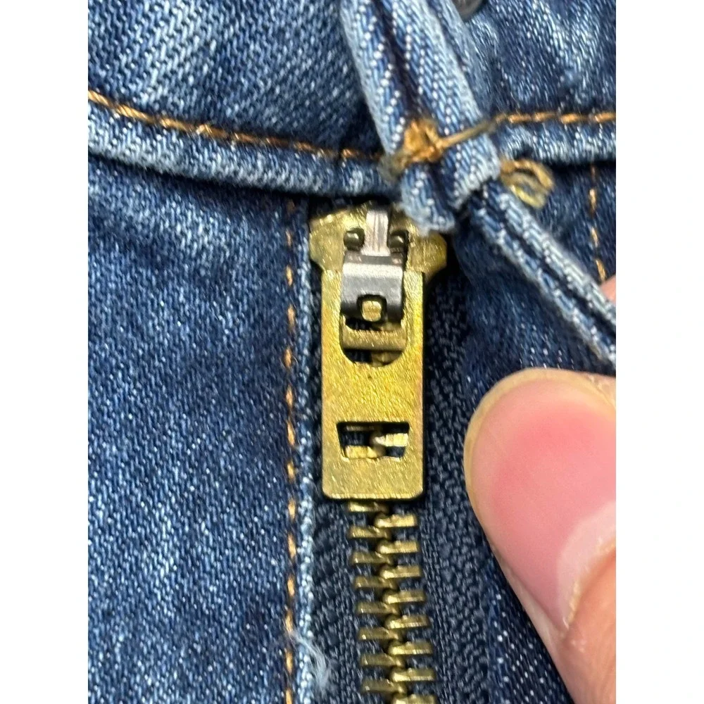 Levis Premium Big E 512 Slim Taper Blue Jeans Mens 33x28 Medium Wash Stretch‎