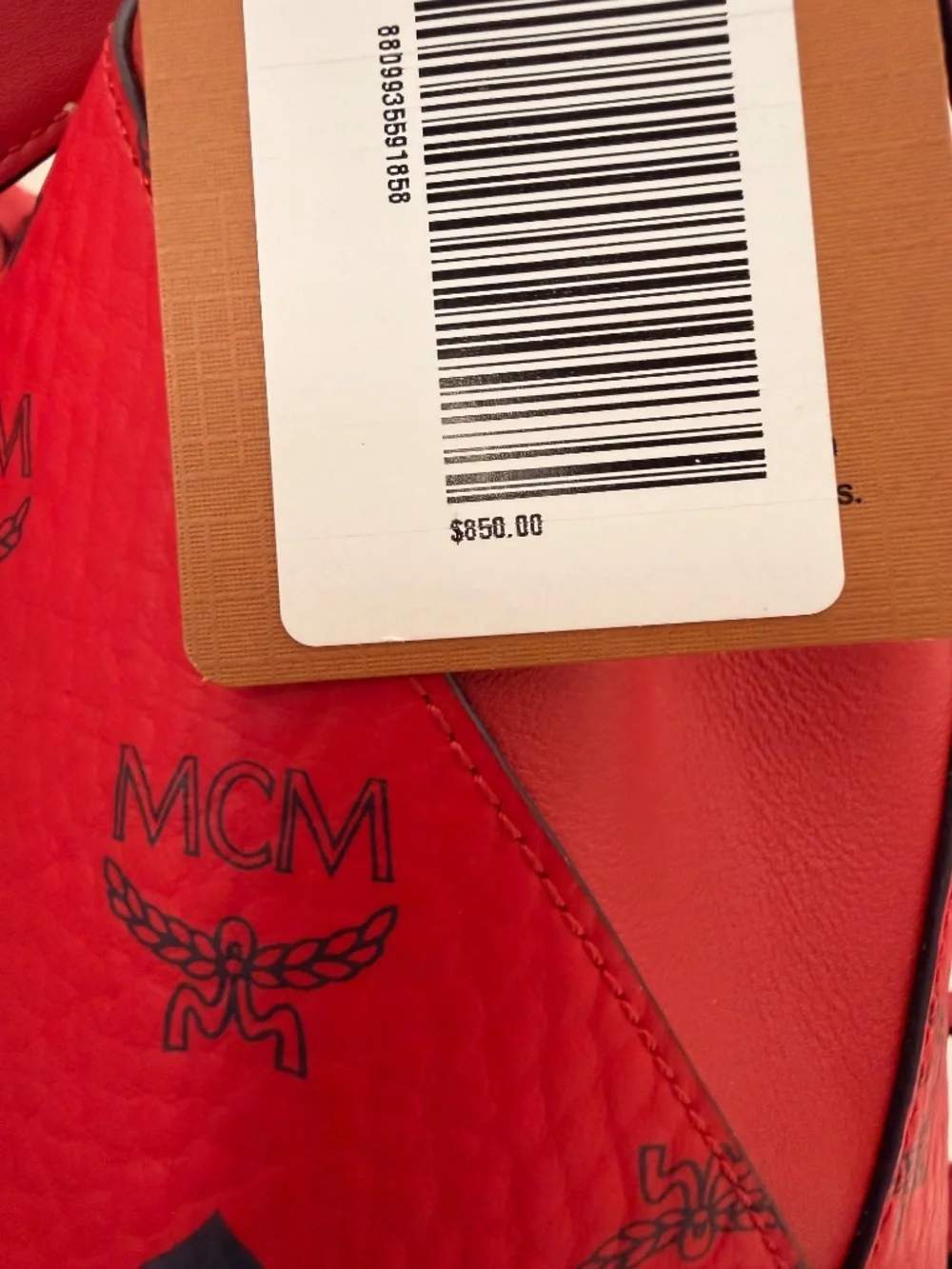 MCM authentic red