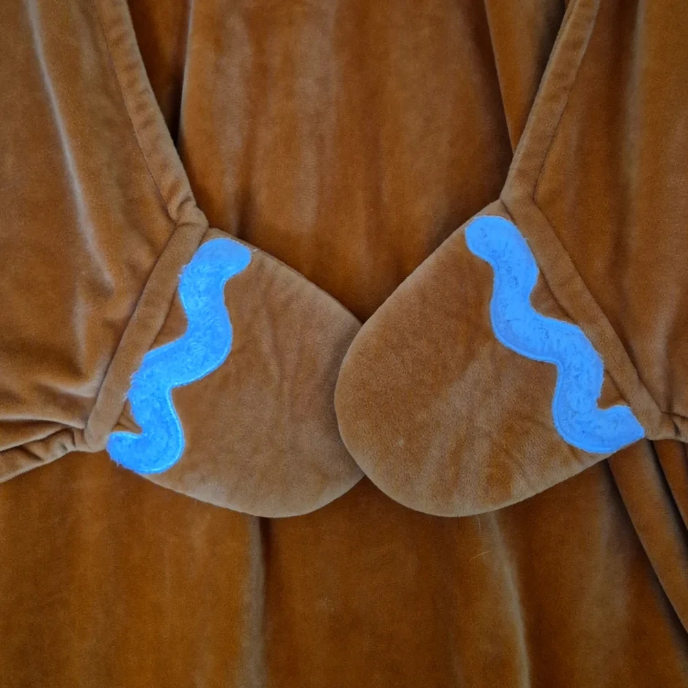Gingerbread Man Blanket with Hood