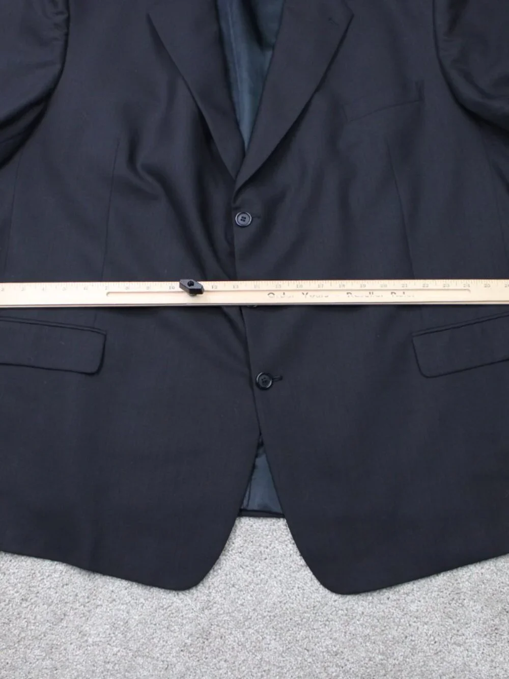 Joseph & Feiss Blazer Mens 56 Long Black 100% Pure Virgin Wool International
