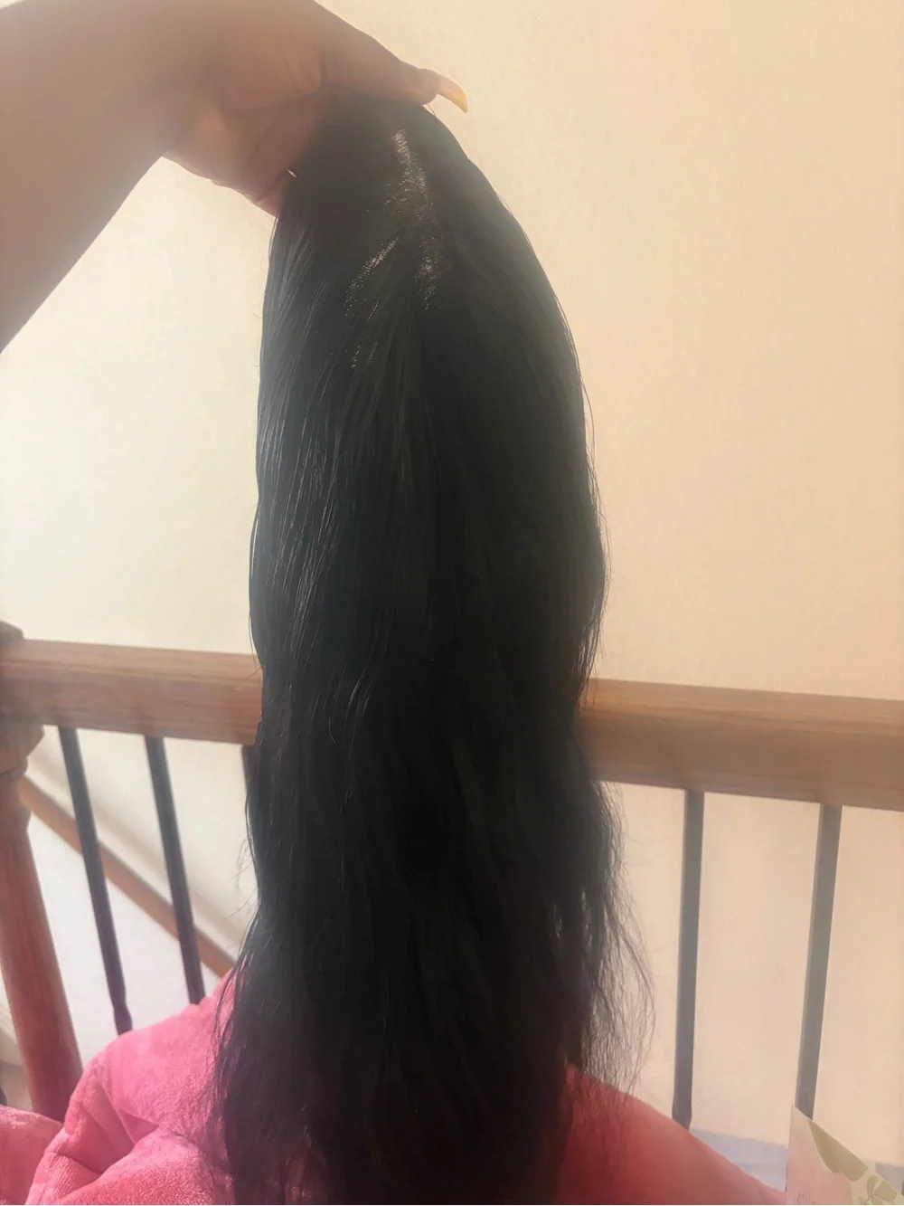 Black Human hair 26 inch body wave wig  ONLY WORN ONCE!