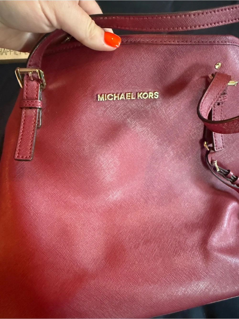 Michael Kors structured saffiano