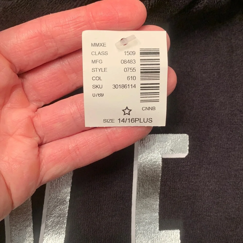Justice Terrycloth hoodie sweatshirt