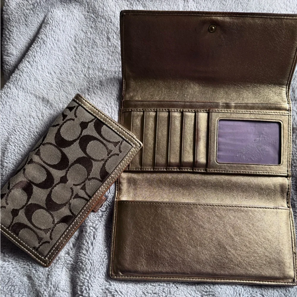 Coach continental wallet