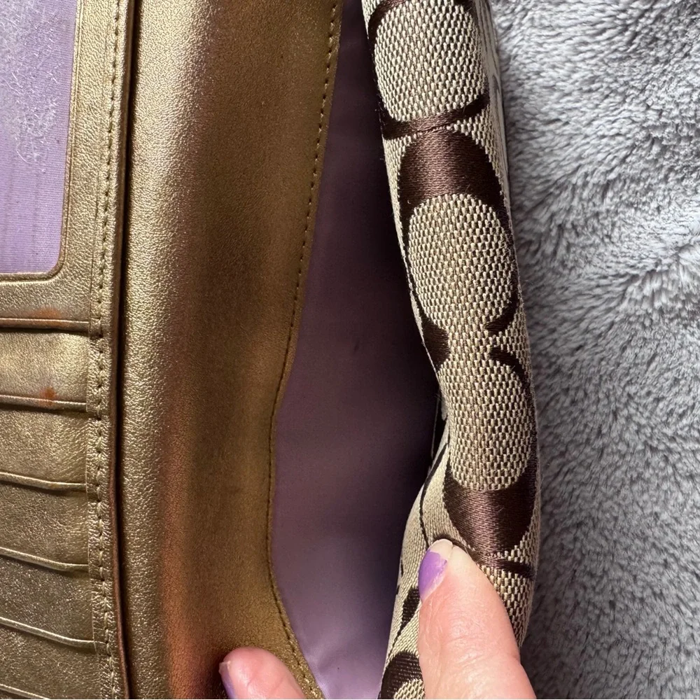 Coach continental wallet