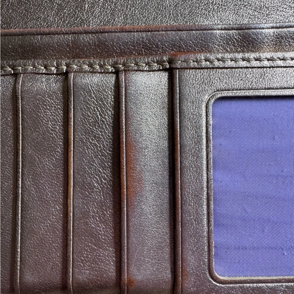 Coach continental wallet