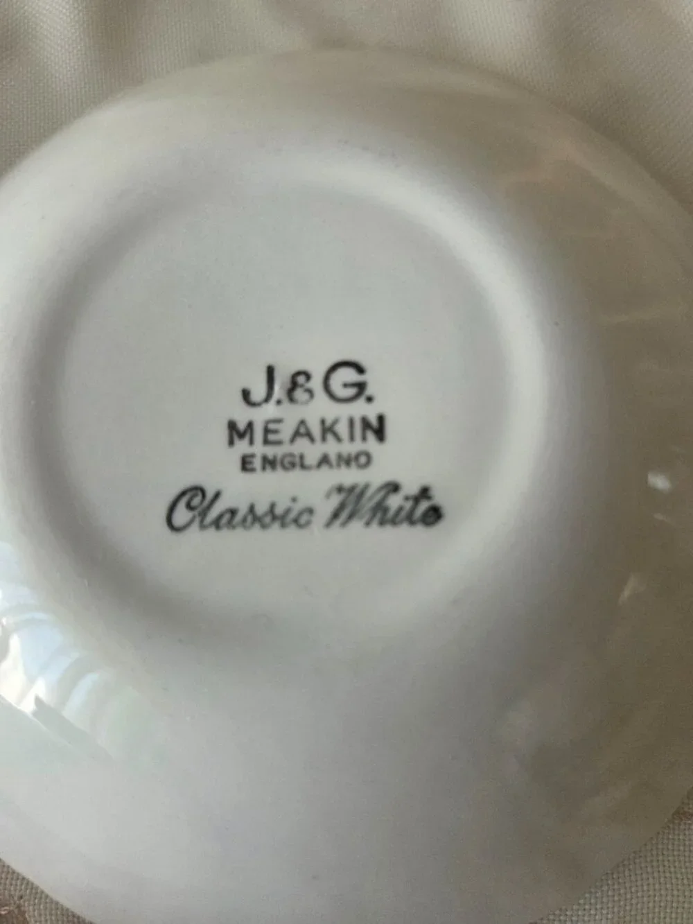 JG Meakin beautiful white