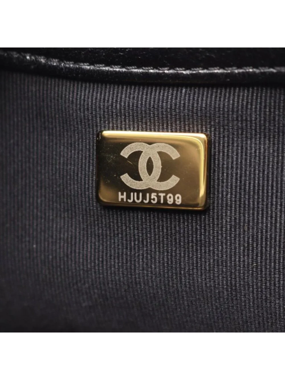 Chanel Shoulder Bag Quilted Black Leather Chain