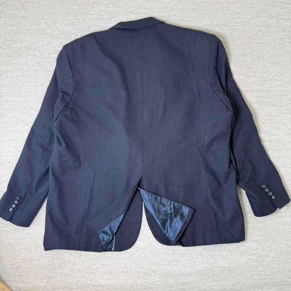 Vintage Joe Namath Men's Blazer Sport Coat 52 Blue Wool‎ Signature Collection