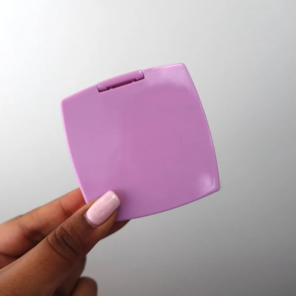 Chanel Pink Compact Mirror with CC Logo