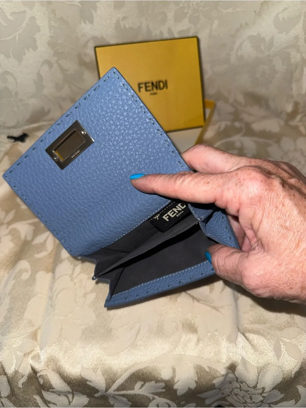 Fendi selleria leather