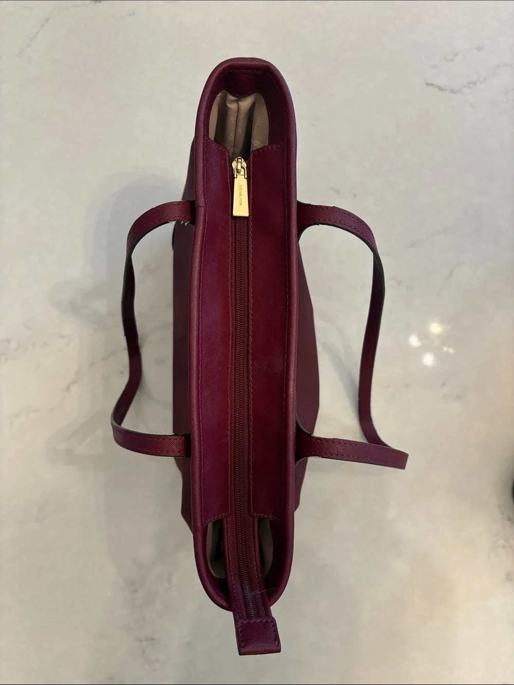 Michael Kors deep maroon