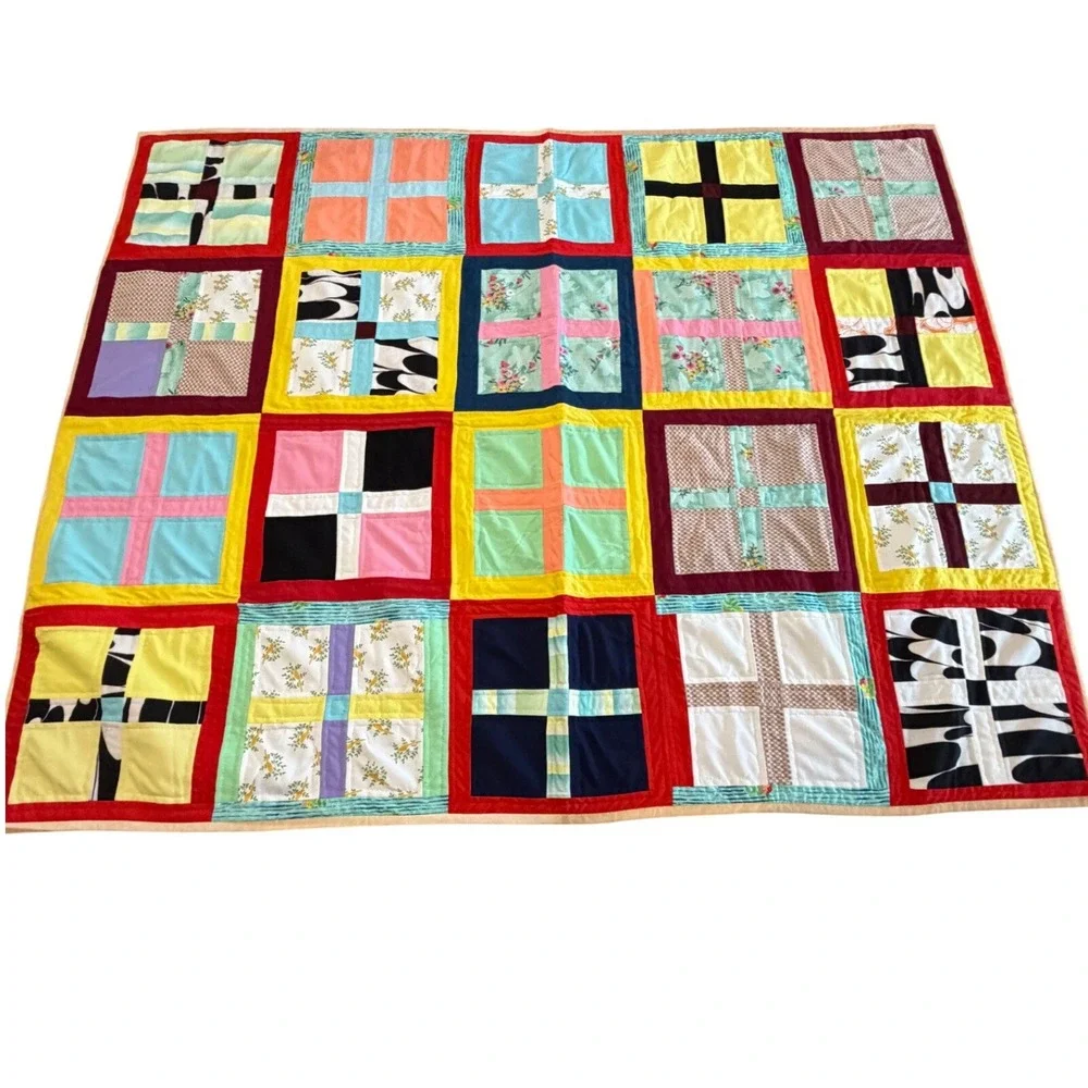 Handmade patchwork quilt