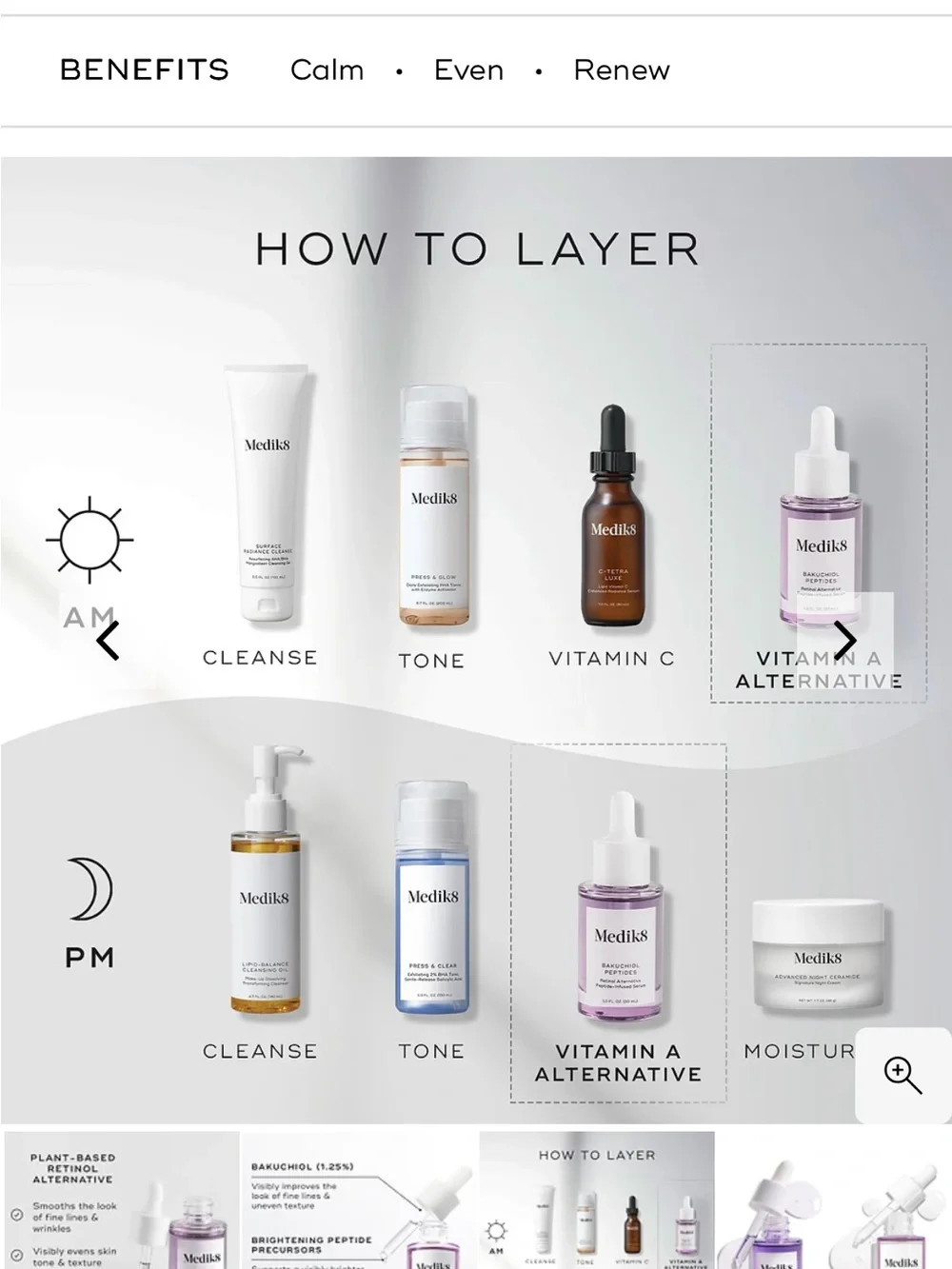 Medik8 bakuchiol peptides
