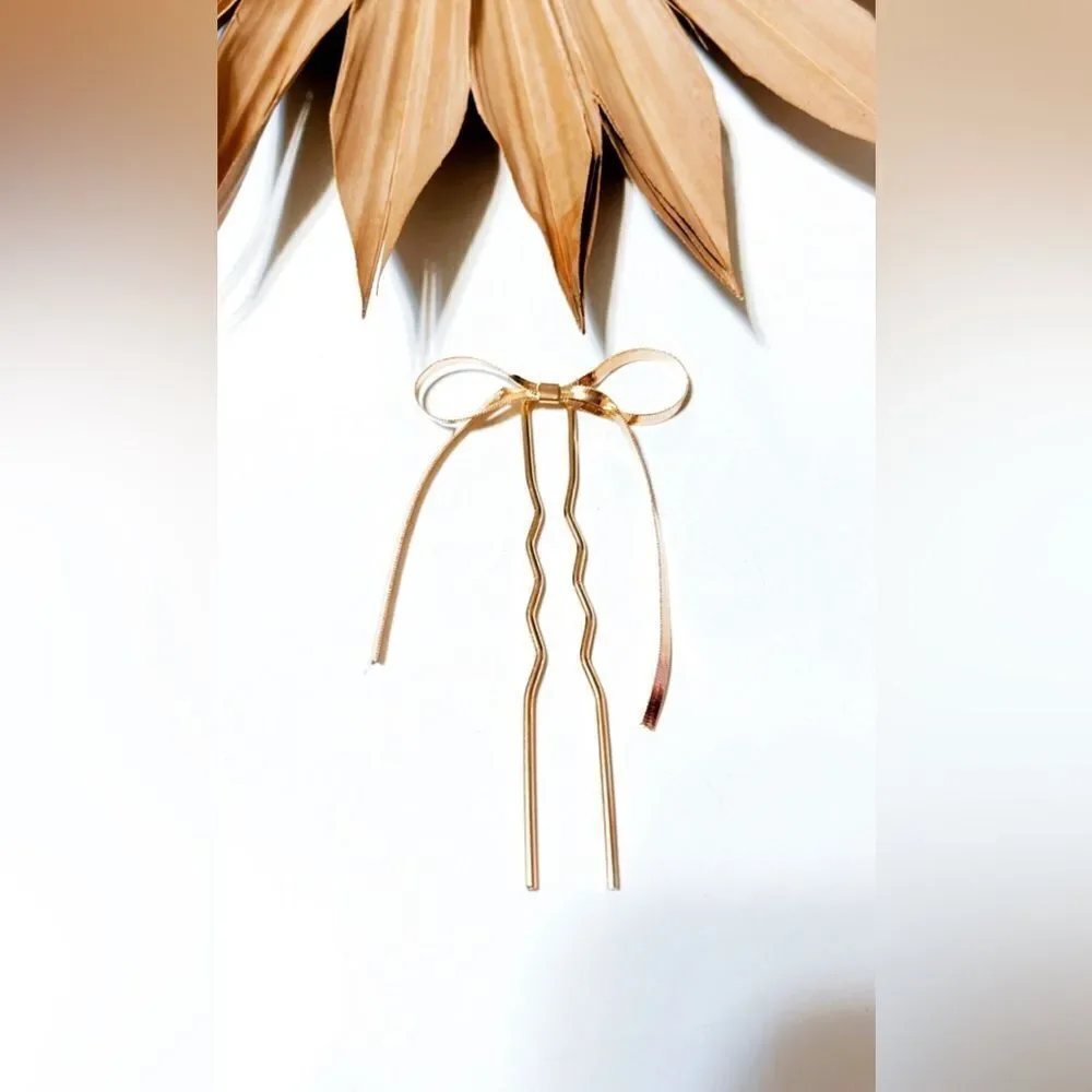 bow hair pin S520