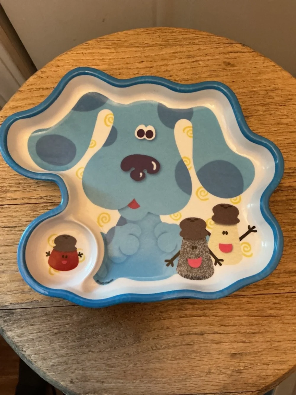 Blues Clues Plate Vintage 2000 Melamine 3D Shape Zak Mr Salt Mrs Pepper Paprika