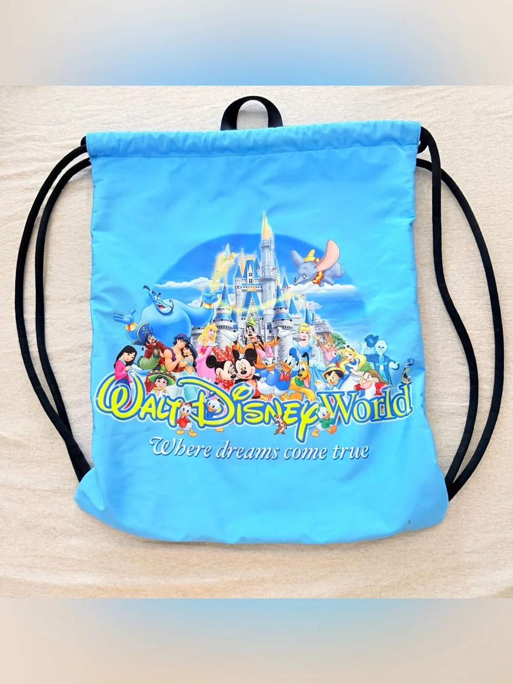 Disney parks Storybook Characters Drawstring Backpack