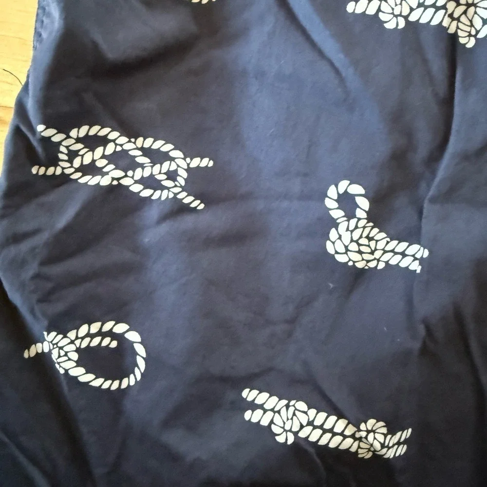 Brooks Brothers navy blue different knots printed swim trunks‎