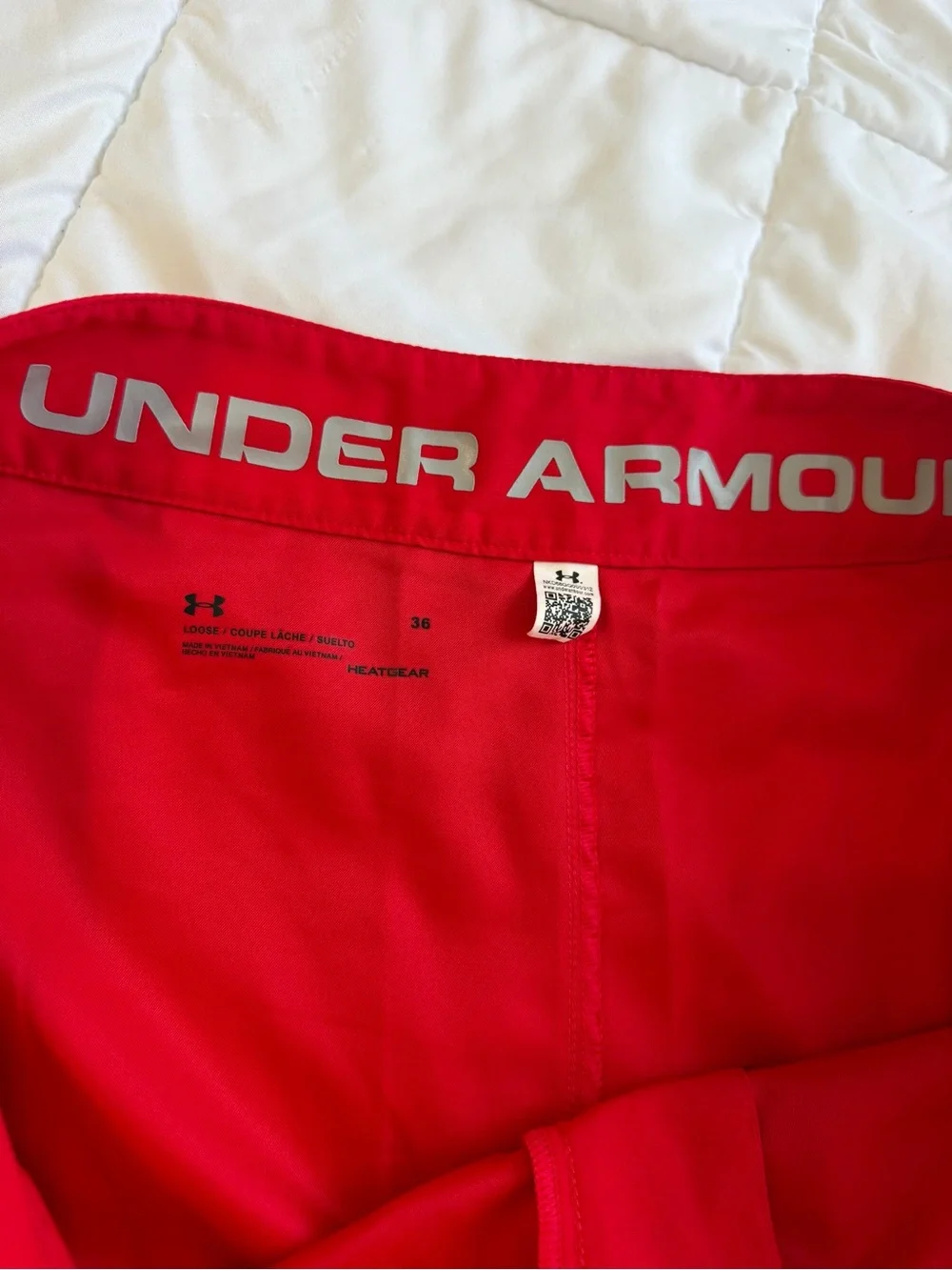 Under Armour bold red
