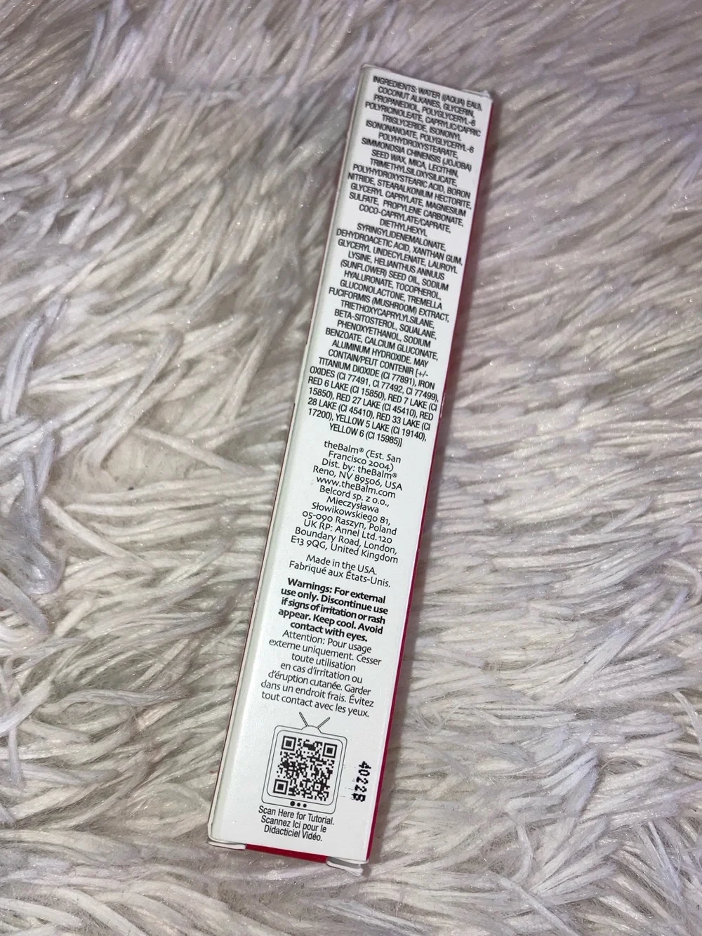 theBalm talk cheek