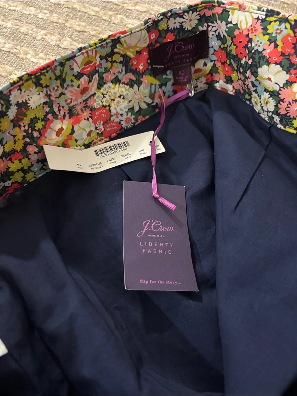 J. Crew crew liberty