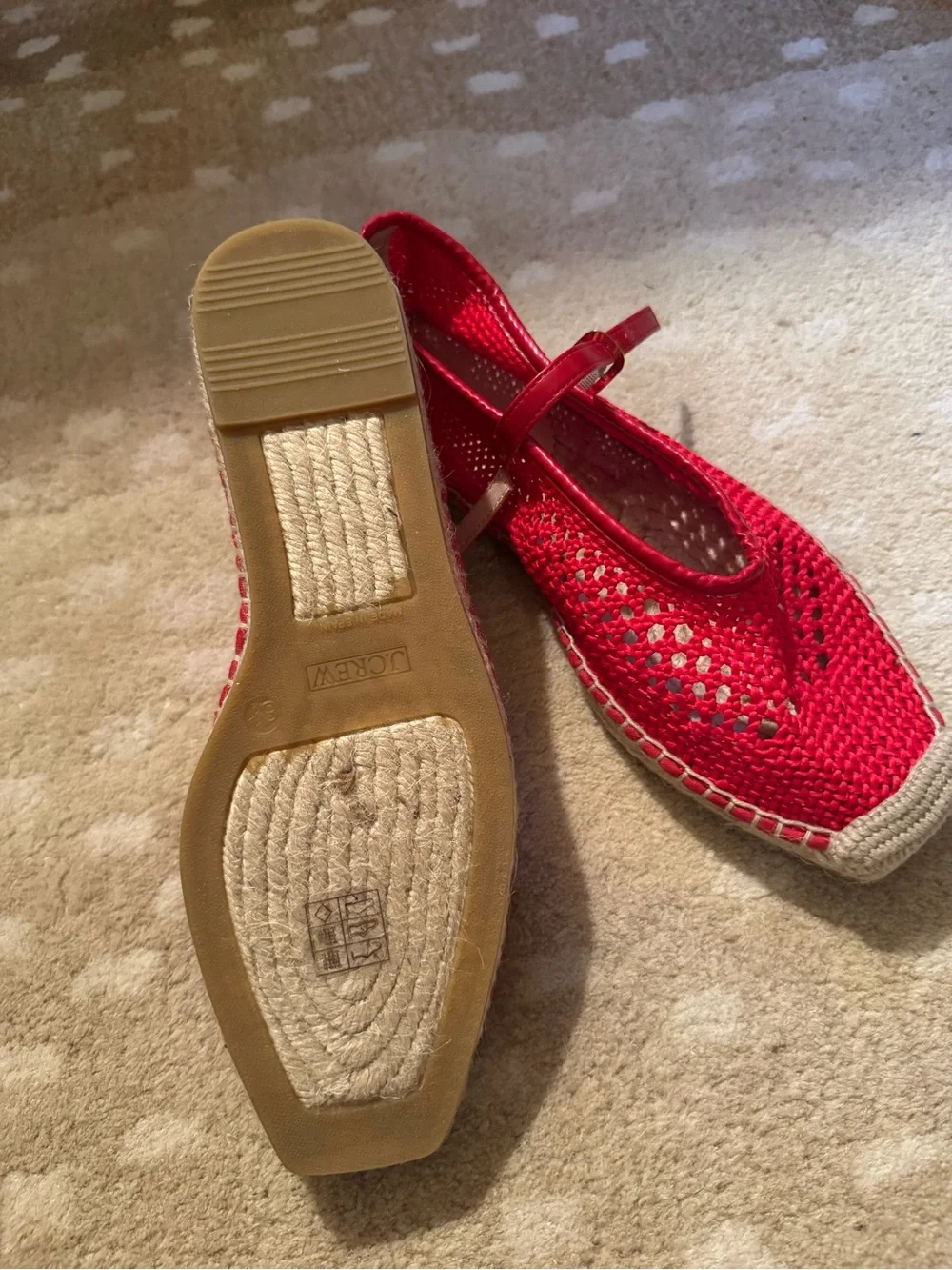 J. Crew bright red