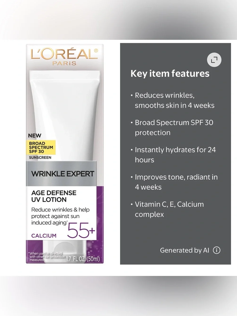 LOreal wrinkle expert