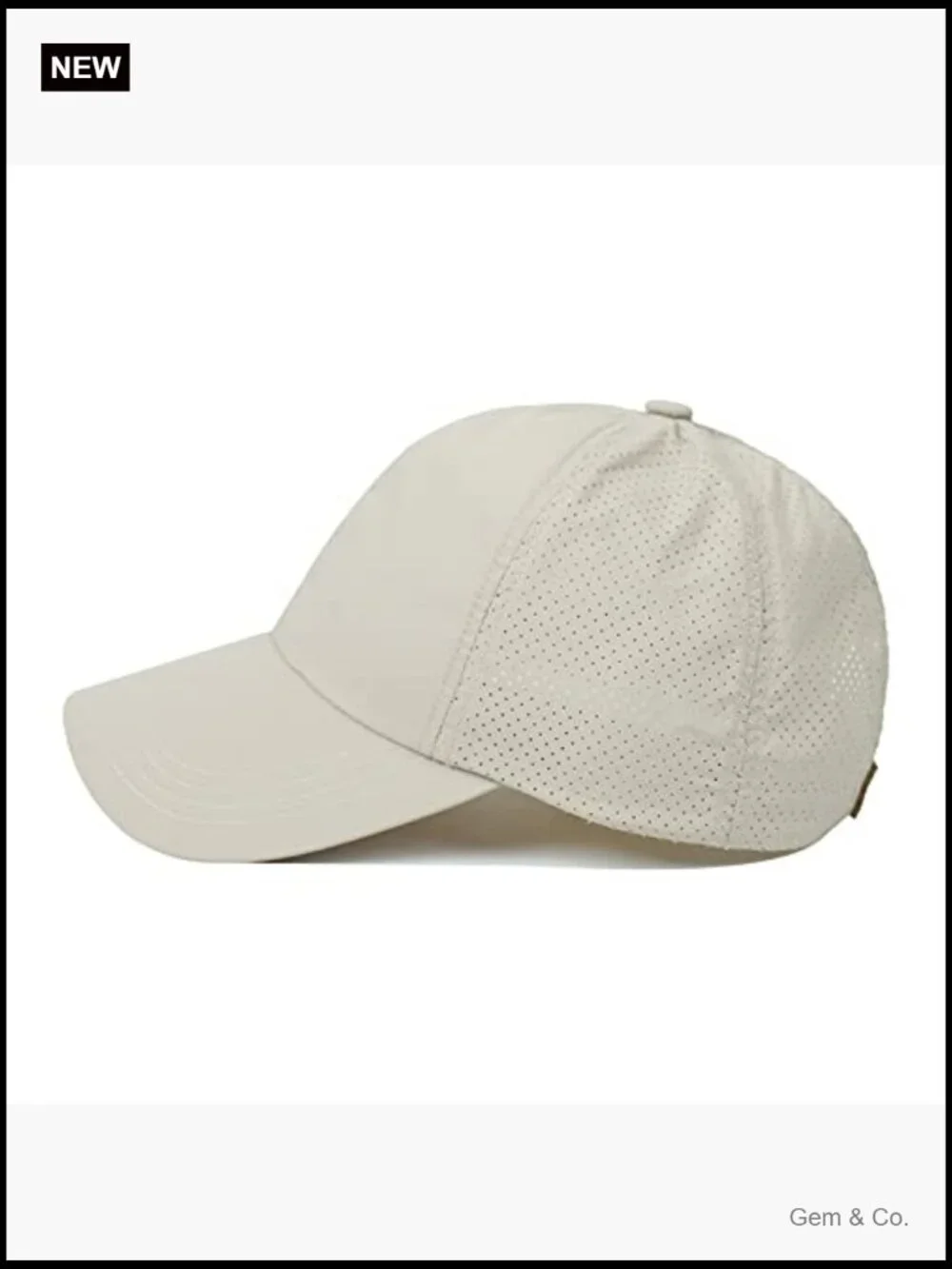 Criss Cross Ponytail Baseball Cap - Quick Dry Mesh Hat for Outdoor Sports
