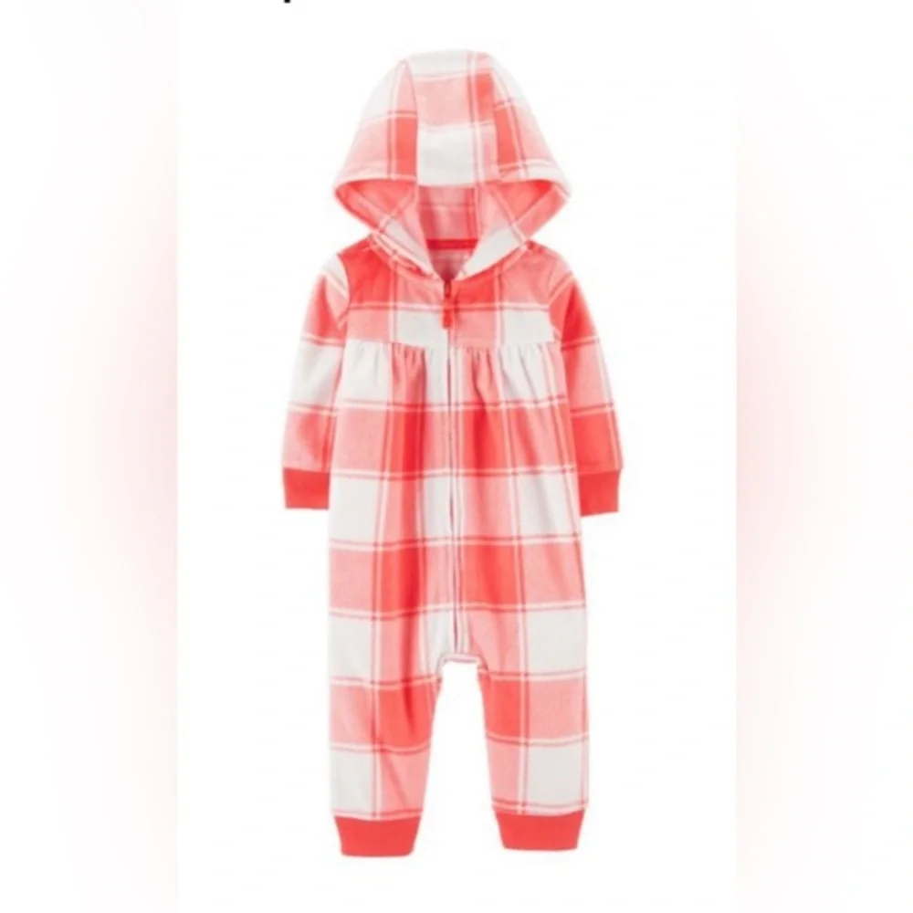 Brand New Baby/Toddler Plaid Jumpsuit, Size 18 Months, NWT