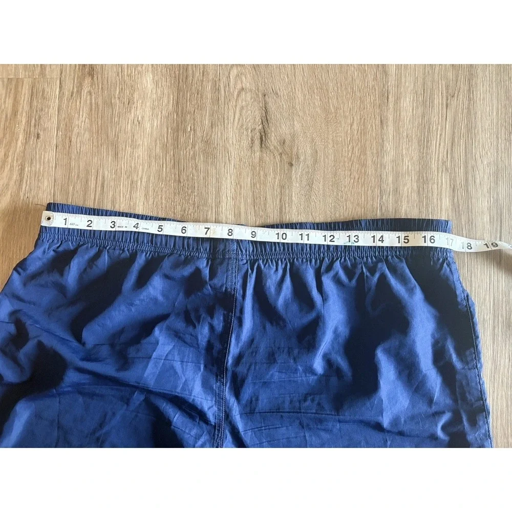 Nike Vintage Shorts Blue Swoosh Lined Shorts Mens XL