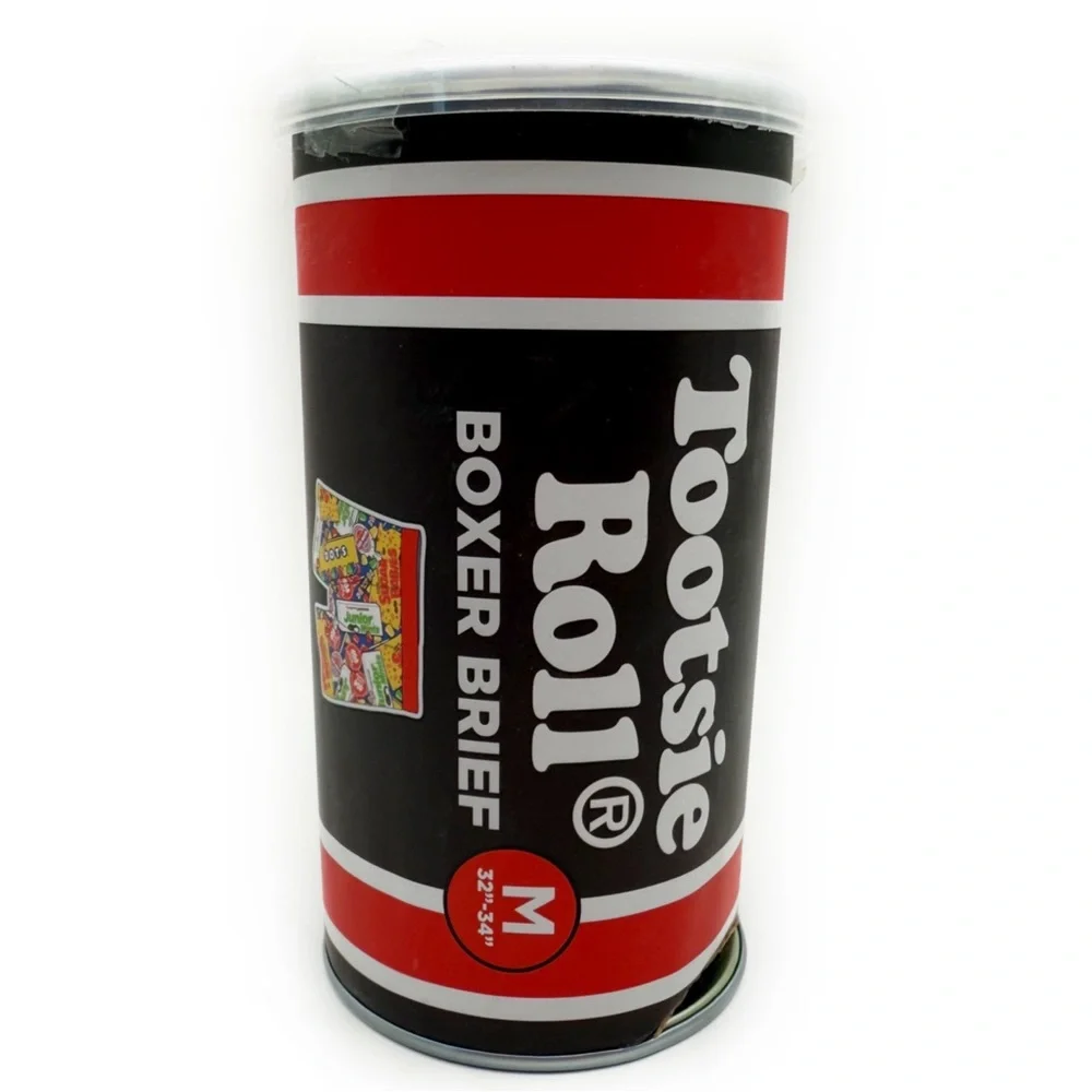 Tootsie Roll Pop Candy Boxer Briefs Mens Medium Underwear Dots Junior Mints Gift