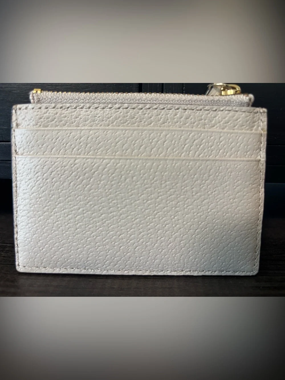 2016 Kate Spade Grove Street Card Case in Pumice with Gold Hardware