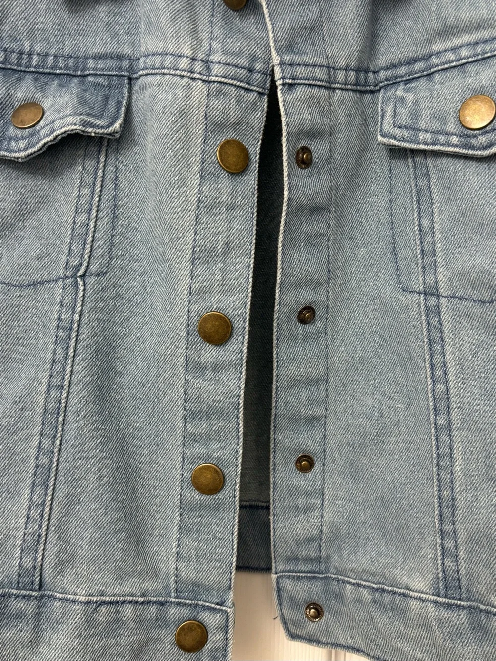 btween Light Blue Denim Trucker Jacket